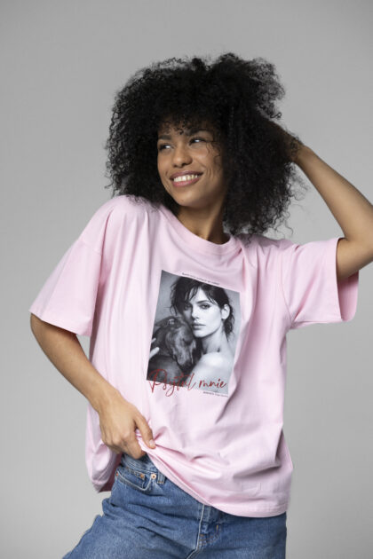 T-SHIRT PSYTUL MNIE RÓŻOWY