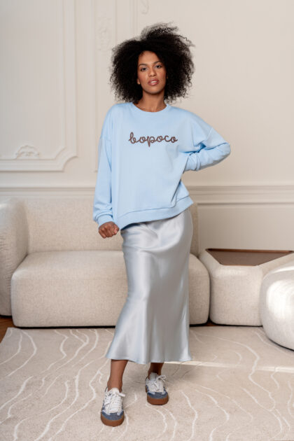 BLUZA BOPOCO NIEBIESKA
